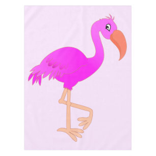 Toalha De Mesa Flamingo Bonito - Feliz