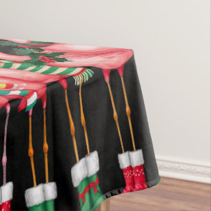 Toalha De Mesa Flamingo Da Flórida para o Natal