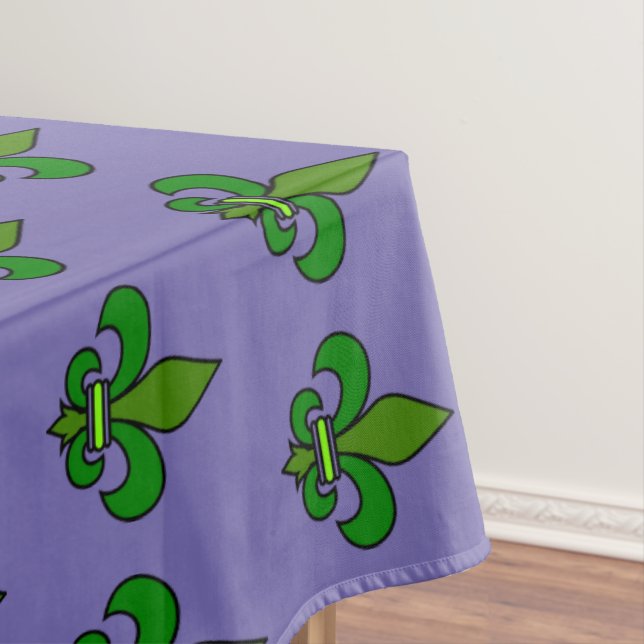 Toalha de mesa Fleur de Lis Carnaval de Mardi Gras (Posição Original)