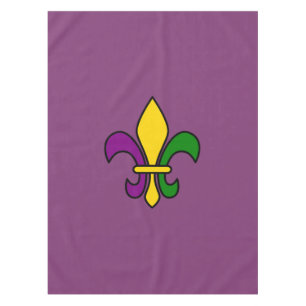 Toalha De Mesa Fleur-de-lis do Mardi Gras