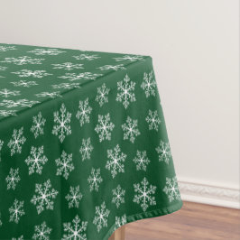 Toalha De Mesa Floco de Neve Verde Tablecloth