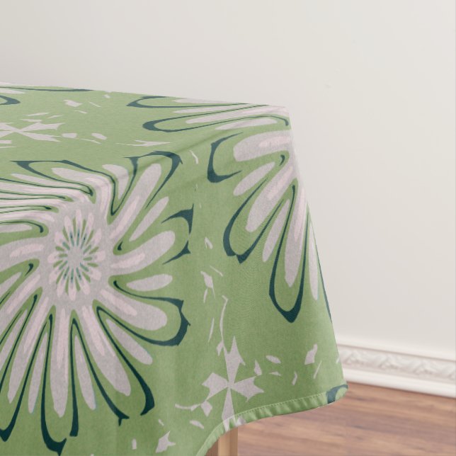 Toalha De Mesa Flor branca simples (Posição Original)