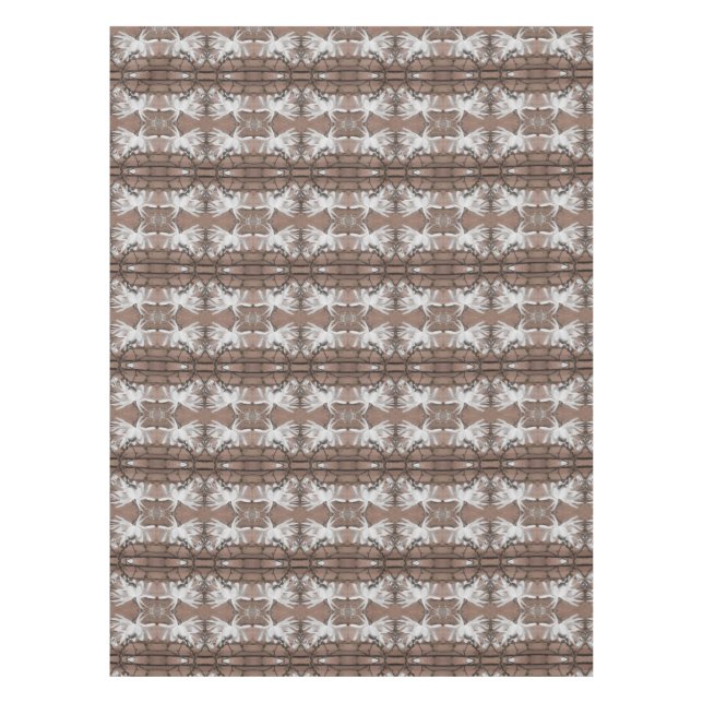 Toalha De Mesa Flor Branco (Frente)