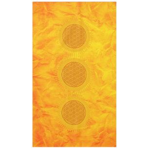 Toalha De Mesa Flor da Vida / Blume des Lebens - ensolarado