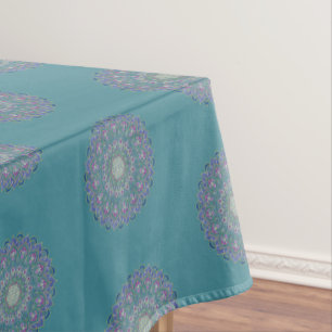 Toalha De Mesa Flor Da Vida - Estilo De Mandala Índia 1