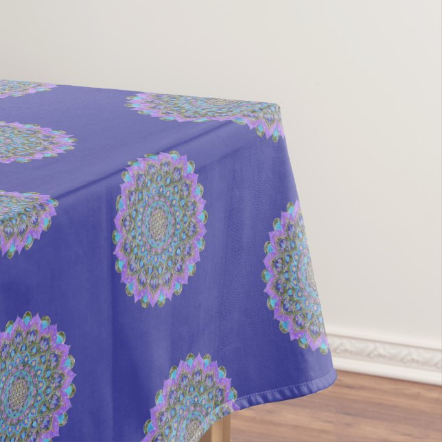 Toalha De Mesa Flor Da Vida - Estilo De Mandala Índia 2 (Posição Original)
