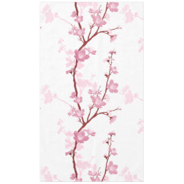 Toalha De Mesa Flor de cereja japonesa, flor rosa gentil, giro,