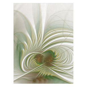 Toalha De Mesa Flor fantasia fractal suave e terna