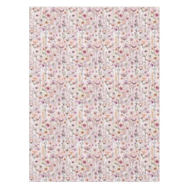 Toalha de Mesa Flor Silvestre Pastel – Rosa Desbot