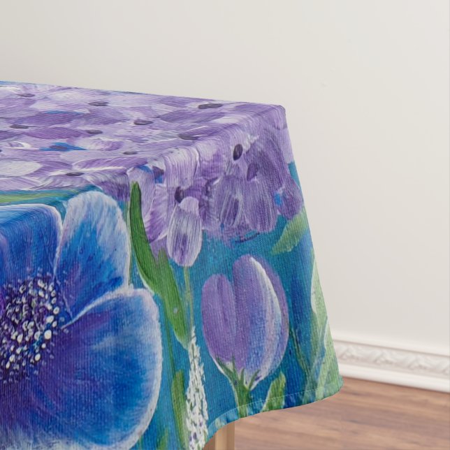 Toalha de Mesa Floral Bellisima Hydrangea e Papoul (Posição Original)
