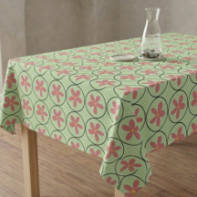 Toalha de Mesa Floral Botânica Rosa Vintage Cottag