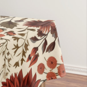 Toalha De Mesa Floral Botânico de outono Moderno