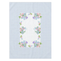 Floral de vintage, tablete de &pontos com verifica