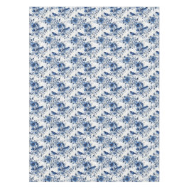 Toalha De Mesa Floral Francês Com Aves