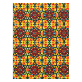 Toalha De Mesa Floral Orange