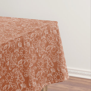 Toalha de Mesa Floral Outono Especiarias de Abóbor
