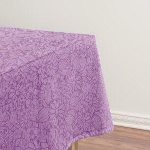 Toalha De Mesa Floral Puro Brilhante