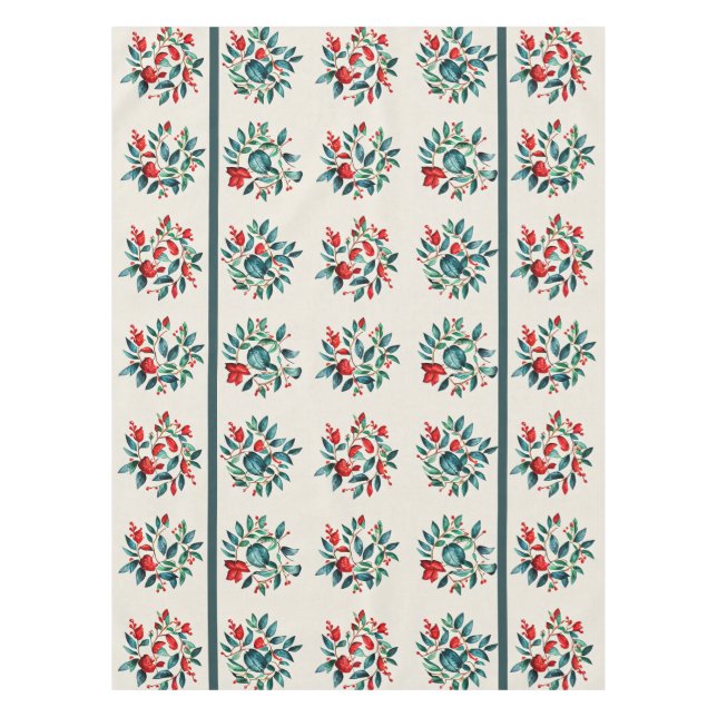 Toalha De Mesa Florals Tablecloth de Natal (Frente)