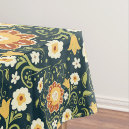 Toalha De Mesa Flores Boho Elegantes