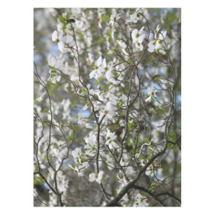 Toalha De Mesa Flores da flor branca de árvore de Dogwood
