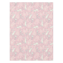 Toalha De Mesa Flores de Borboleta Coelhinha Vintage Pastel Pásco