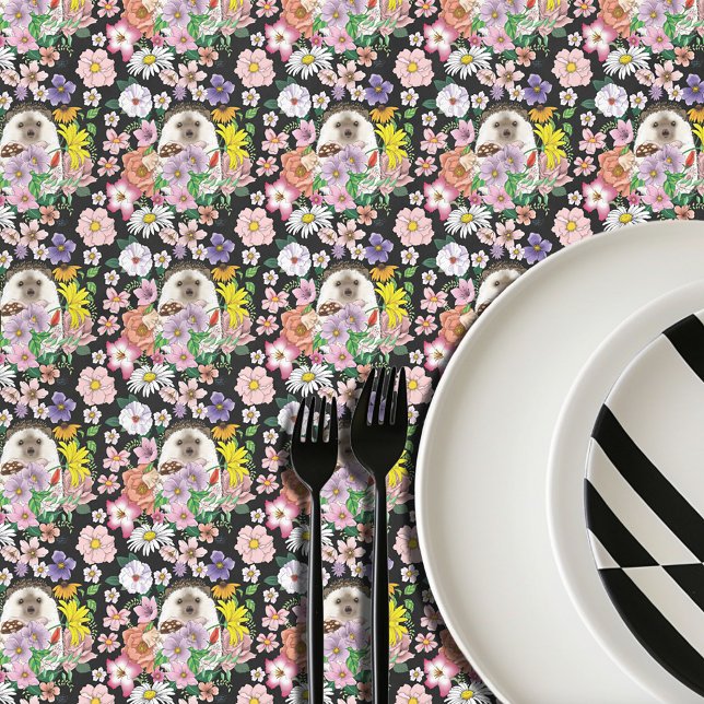 Toalha De Mesa Flores De Cachorro De Porco (Criador carregado)