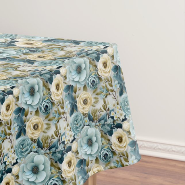 Toalha De Mesa Flores de Petais Lindas Luas (Posição Original)