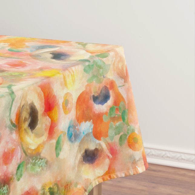 Toalha De Mesa Flores de primavera Laranja (Posição Original)