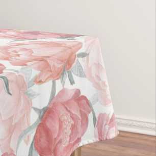 Toalha De Mesa Flores de primavera, rosas de colheita, arte de pé