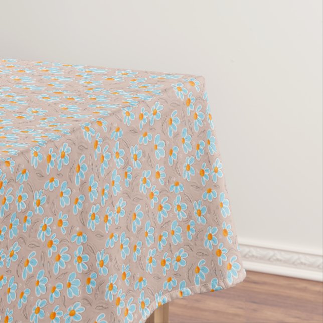 Toalha De Mesa Flores Felizes (Posição Original)