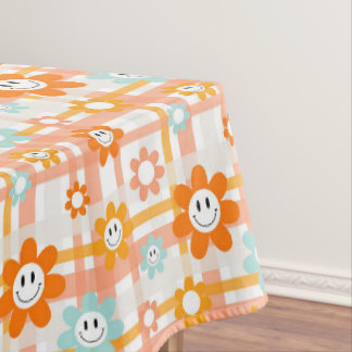 Toalha De Mesa Flores Felizes de Aniversário