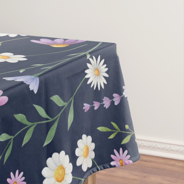 Toalha De Mesa Flores Florais De Padrões De Superfície Da Moda (Posição Original)