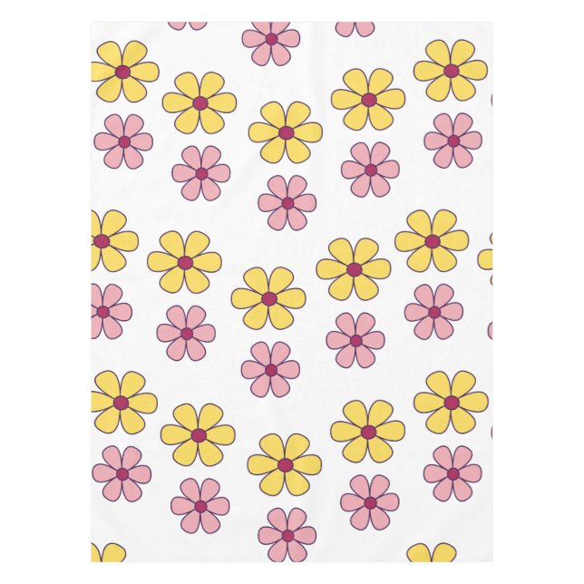 Toalha De Mesa Flores grandes e bonitas (Frente)