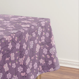 Toalha De Mesa Flores Japonesas Asiáticas do Dia das Mães do Jard