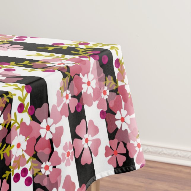 Toalha De Mesa Flores rosa (Posição Original)