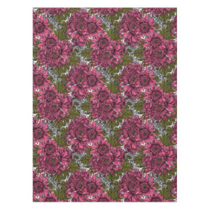 Toalha De Mesa Flores rosa crisântemo