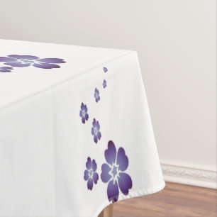 Toalha De Mesa Flores roxas