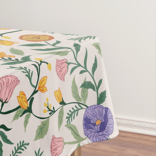 Toalha De Mesa Flores silvestres (Posição Original)