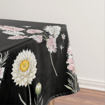 Flores Silvestres Românticas e Sombrias em Aquarel