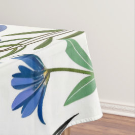 Toalha De Mesa Flores silvestres Russas do Jardim Azul