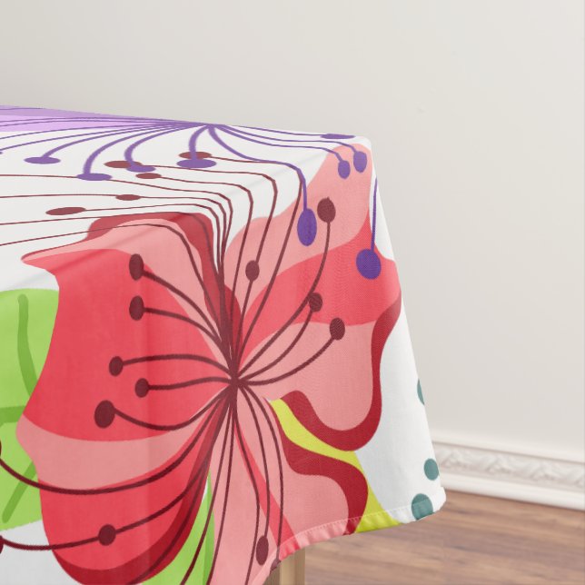 Toalha De Mesa Flores tropicais, padrão sem costura (Posição Original)