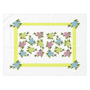 Toalha De Mesa Flores Vintage Amarelo 52 X 70 Tablecloth