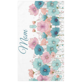 Toalha De Mesa Flores Vintage da Primavera para a Mamãe
