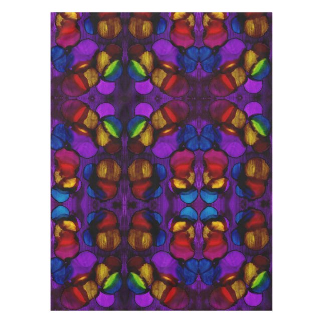 Toalha De Mesa Florescer Elétrico (Frente)