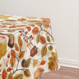 Toalha De Mesa Floresta automática em branco