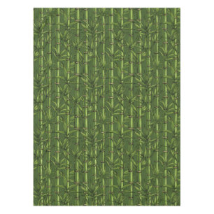 Toalha De Mesa Floresta de bambu em verde