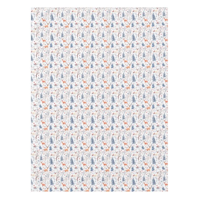 Toalha De Mesa Floresta de inverno (Frente)