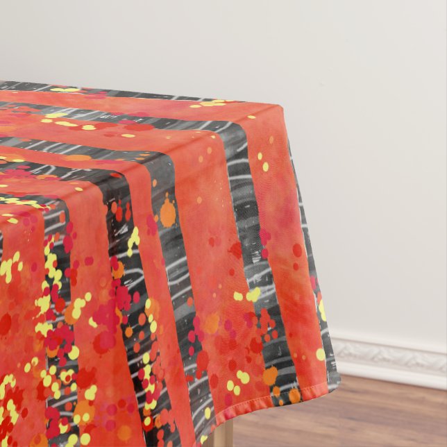 Toalha De Mesa Floresta de Pássaros Vermelho (Posição Original)