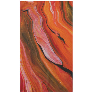 Toalha De Mesa Fluxo de lava em diferentes tons de vermelho