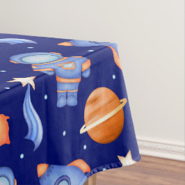 Toalha De Mesa Foguete Espacial Infantil & Astronauta
